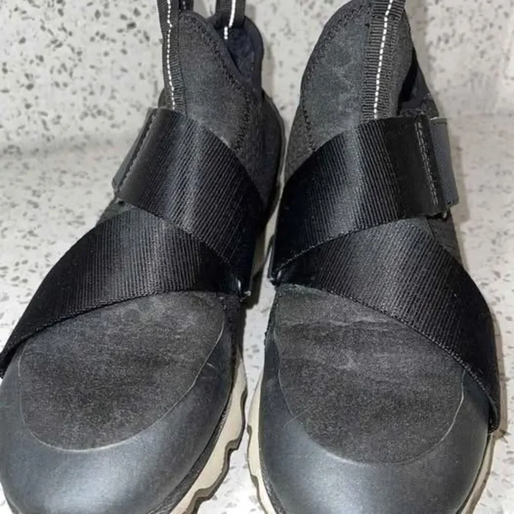 Sorel Kinetic Sneak High Top Black Men's Size 6 / Women's 8 Sneaker Shoes.